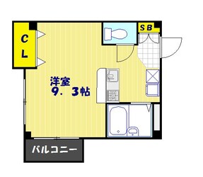 カミングホーム２番館の物件間取画像